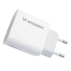 WOZINSKY nabíječka PD 20W 1xUSB-C + kabel lightning White