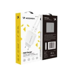 WOZINSKY nabíječka PD 20W 1xUSB-C + kabel lightning White