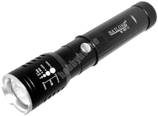 Bailong AKU svítilna BL-801-2, led typu CREE XR-E Q5 E-078