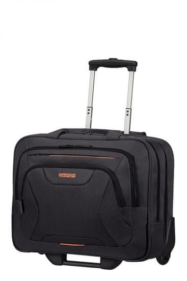 American Tourister AT Kufr - mobilní kancelář 15.6" At Work Black/Orange