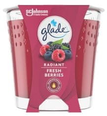 Glade Glade, Radiant fresh berries, Vonná svíčka, 129g