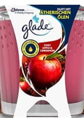 Glade Glade, Cosy Apple & Cinnamon, vonná svíčka, 129g