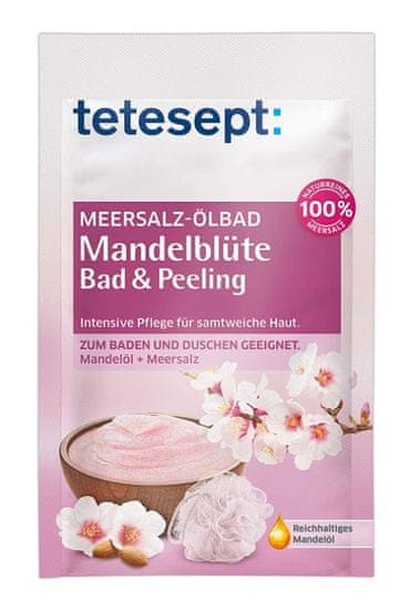 TETESEPT Koupelová sůl, mandlový květ, 65g