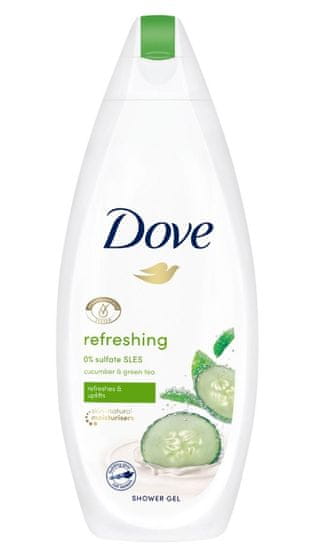 Dove Zelená okurka, sprchový gel, 250 ml