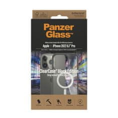 PanzerGlass ClearCase Apple iPhone 14 Pro (Black edition) s MagSafe, 0414 - rozbaleno