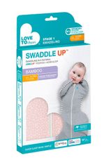 LOVE TO DREAM Swaddle XS růžové puntíky STAGE 1 Bamboo