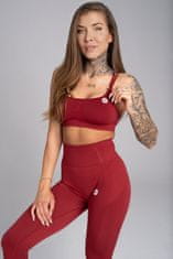 Sportovní podprsenka Seamless Bordo - Gym Glamour XS bordó