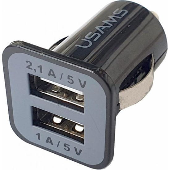 4Car Usb adaptér 12/24V černý