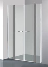 Arttec Dvoukřídlé sprchové dveře do niky COMFORT F 17 grape sklo 133 - 138 x 195 cm