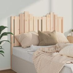 Vidaxl Čelo postele 126 x 4 x 110 cm masivní borovice