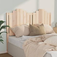 Vidaxl Čelo postele 141 x 4 x 110 cm masivní borovice