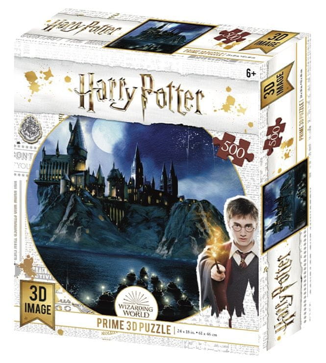 HMStudio Harry Potter 3D puzzle - Bradavice 500 dílků