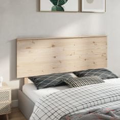 Vidaxl Čelo postele 164 x 6 x 82,5 cm masivní borovice