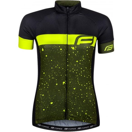 Force Dres Spray Lady - dámské, krátký, armádní zelená-žlutá fluo