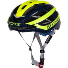 Force Přilba Lynx - žlutá fluo-modrá - Velikost L-XL (58-62 cm)