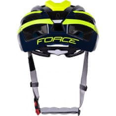 Force Přilba Lynx - žlutá fluo-modrá - Velikost L-XL (58-62 cm)