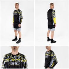 Force Dres Reckless - unisex, dlouhý, černá-žlutá-šedá - Velikost S