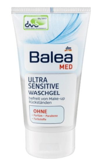 Balea MED Mycí gel na obličej, pro citlivou pleť, 150 ml