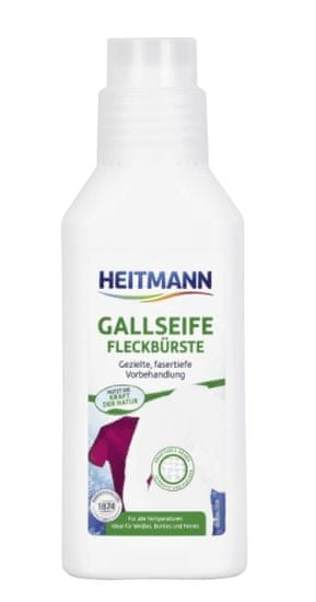 Heitmann  Heitmann, Odstraňovač skvrn Gallic s kartáčkem, 250 ml