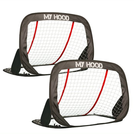 MY HOOD Set Pop-Up fotbalových branek 2 ks 120 x 80 x 80 cm 302000