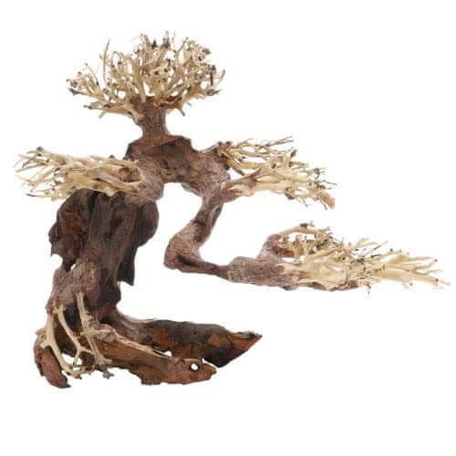 DUPLA Bonsai M -Přírodní dřevěná dekorace do sladkovodního akvária 30x15x23 cm