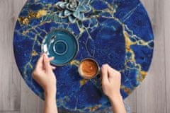COLORAY.CZ Dekorativní samolepka na nábytek Modrý mramor 100x50 cm