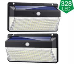 Viking Venkovní solární LED světlo s pohybovým senzorem M328 SET