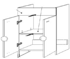 CASARREDO Koupelnová sestava PALERMO mat