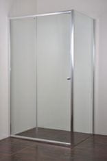 Arttec Sprchový kout rohový s posuvnými dveřmi ONYX C 2 čiré sklo 116 - 121 x 72,5 - 75 x 195 cm