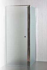 eoshop P-50 chrome - Pevná stěna 80 cm ke sprchovým dveřím MOON a SALOON grape sklo