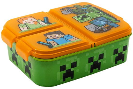 Stor Box na svačinu Minecraft dělený