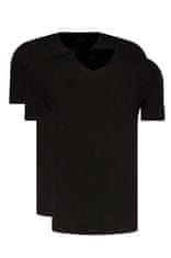 Hugo Boss Pánské tričko T-Shirt VN 2p CO 50325401 černé - Hugo Boss M černá