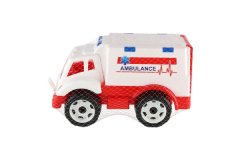 InnoVibe Bílé plastové autíčko ambulance