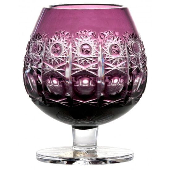 Caesar Crystal Sklenička brandy Petra, barva fialová, objem 230 ml