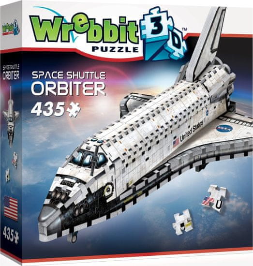 Wrebbit 3D puzzle Raketoplán Orbiter 435 dílků