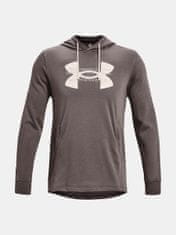 Under Armour Mikina UA Rival Terry Logo Hoodie-BRN S