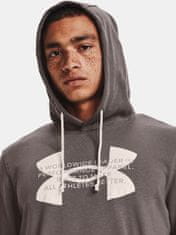 Under Armour Mikina UA Rival Terry Logo Hoodie-BRN S