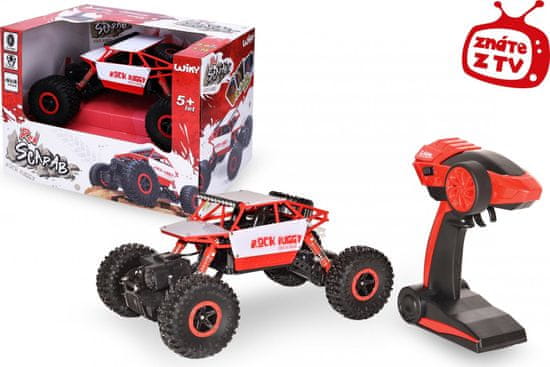 Rock Buggy Auto Red Scarab malé 27 cm RC - český obal