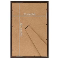 Vidaxl Fotorámečky koláž 3 ks na stůl černé 21x29,7 cm MDF