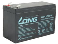 Long  baterie 12V 8,5Ah F2 HighRate LongLife 9 let (WPL1235W)