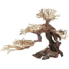 DUPLA Bonsai M -Přírodní dřevěná dekorace do sladkovodního akvária 30x15x23 cm