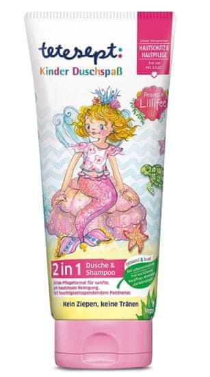 TETESEPT Kinder Duschspaß, šampon a gel 2v1 pro děti od 3 let, 200 ml