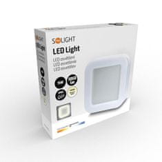 Solight LED venkovní osvětlení Frame, 15W, 1050lm, 4000K, IP65, 19cm, WO741