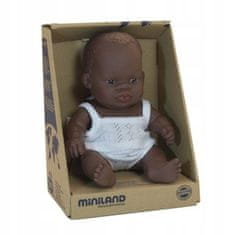 MINILAND Baby Africká panenka 21 cm