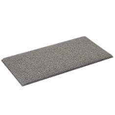 Vidaxl Nástěnné panely 12 ks světle šedé 30 x 15 cm textil 0,54 m²