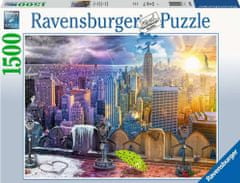 Ravensburger Puzzle New York v zimě a v létě