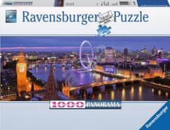 Ravensburger Puzzle Londýn v noci - PANORAMATICKÉ PUZZLE