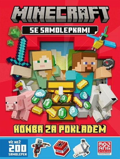 kolektiv autorů: Minecraft - Honba za pokladem se samolepkami