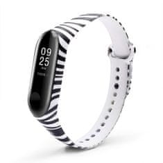 VšeNaMobily.cz Náhradní náramek Mi Band 3/4 Zebra