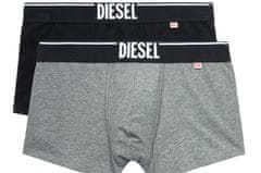 Diesel Pánské boxerky 2ks - 00SMKX 0LDAQ - E4084 - Diesel XL černá/šedá